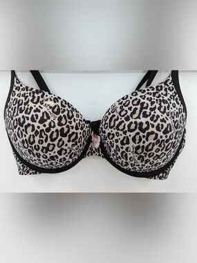 Victoria Secret Body by Victoria Perfect Shape Leopard Print Bra. 34DD